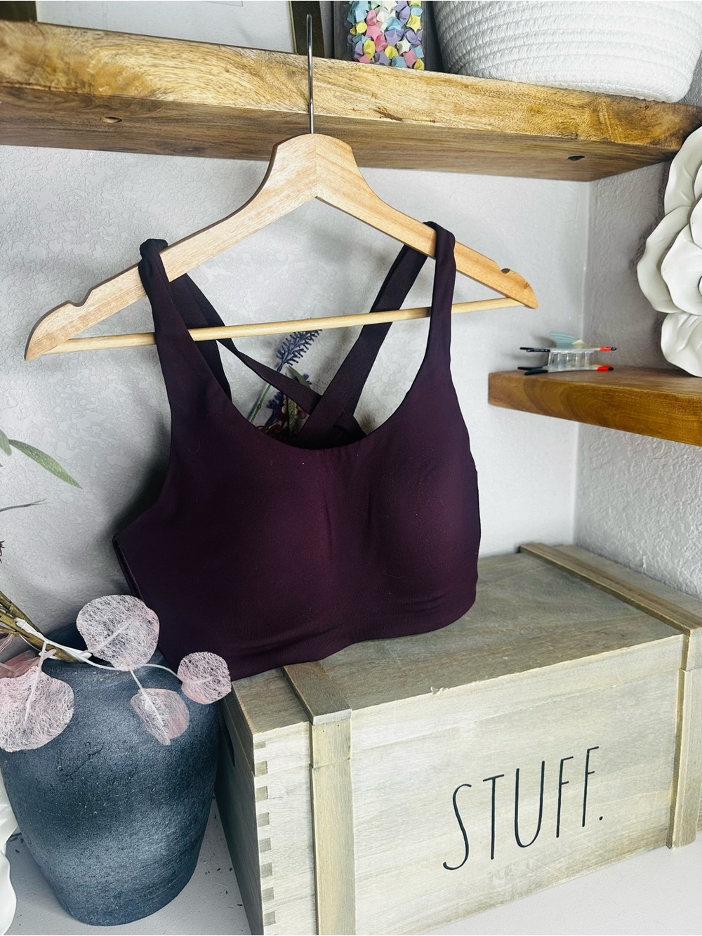 Lululemon Energy Bra High Support • 36C • Goodnight Plum - Picture 3 of 6